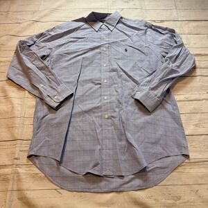 Polo Ralph Lauren Yarmouth 100% Cotton Oxford Dress Shirt Men's 16 32/33 (XL)‎